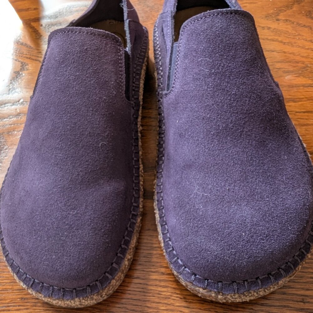 Birkenstock Callan Dark Berry Narrow Suede